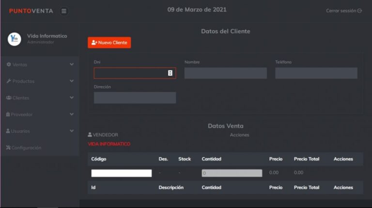 Sistema De Venta Actualizado Php Y Mysql Inform Tica Y Programaci N